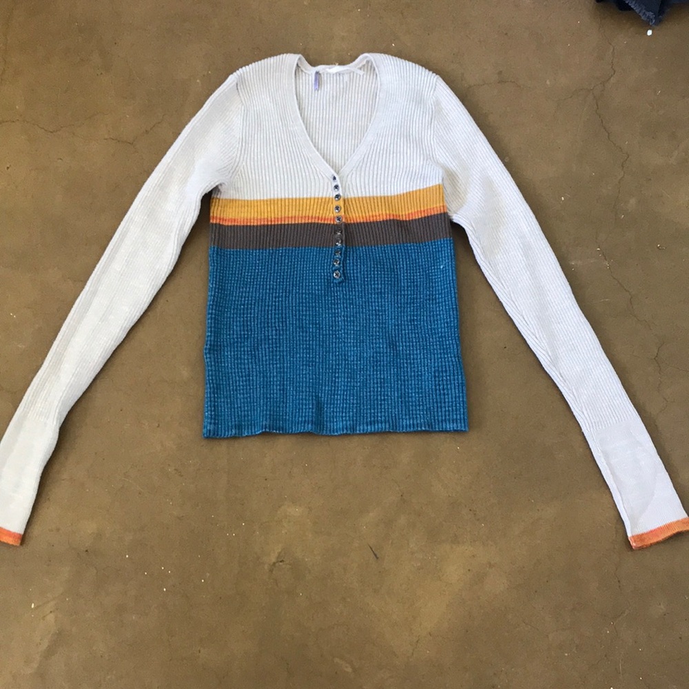 Never worn free people ribbed sweater